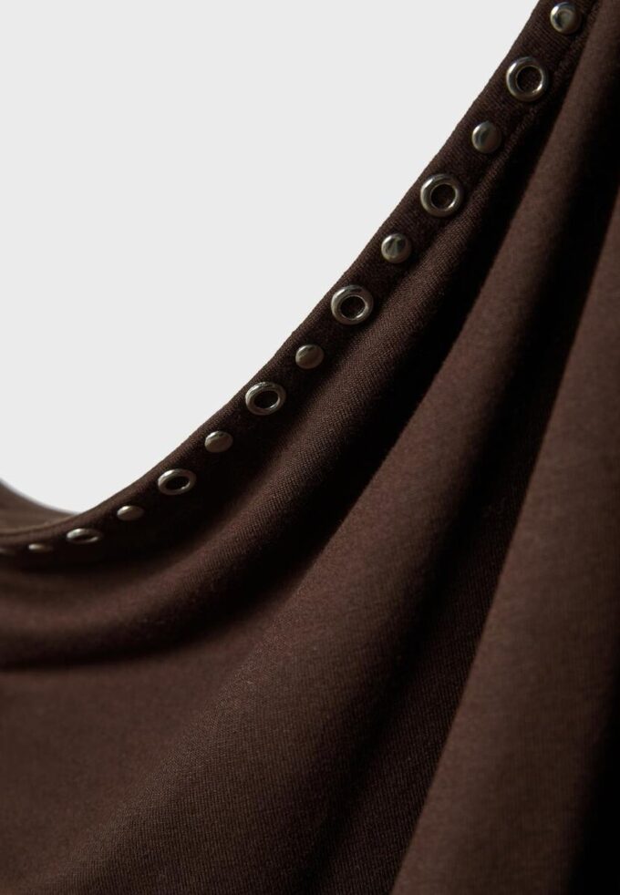 Asymmetric Stud T-Shirt