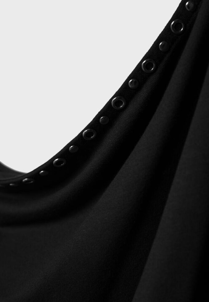 Asymmetric Stud T-Shirt