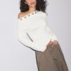 Asymmetric T-Shirt with Eyelets Asymmetric T-Shirt with Eyelets