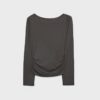 Asymmetric T-Shirt with Eyelets Asymmetric T-Shirt with Eyelets