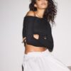 Asymmetric T-Shirt with Gathered Detail Asymmetric T-Shirt with Gathered Detail
