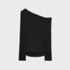 Asymmetric T-Shirt with Gathered Detail Asymmetric T-Shirt with Gathered Detail