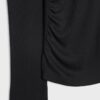 Asymmetric T-Shirt with Gathered Detail Asymmetric T-Shirt with Gathered Detail