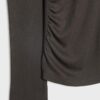 Asymmetric T-Shirt with Gathered Detail Asymmetric T-Shirt with Gathered Detail