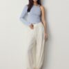 Asymmetric T-Shirt with Metal Buckle Asymmetric T-Shirt with Metal Buckle
