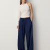 Asymmetric T-Shirt with Metal Buckle Asymmetric T-Shirt with Metal Buckle