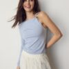 Asymmetric T-Shirt with Metal Buckle Asymmetric T-Shirt with Metal Buckle