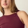 Asymmetric T-Shirt with Metal Buckle Asymmetric T-Shirt with Metal Buckle