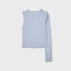 Asymmetric T-Shirt with Metal Buckle Asymmetric T-Shirt with Metal Buckle