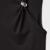 Asymmetric T-Shirt with Metal Buckle Asymmetric T-Shirt with Metal Buckle