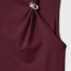 Asymmetric T-Shirt with Metal Buckle Asymmetric T-Shirt with Metal Buckle