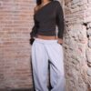 Asymmetric T-Shirt with Studs