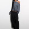 Asymmetric T-Shirt with Studs