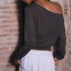 Asymmetric T-Shirt with Studs