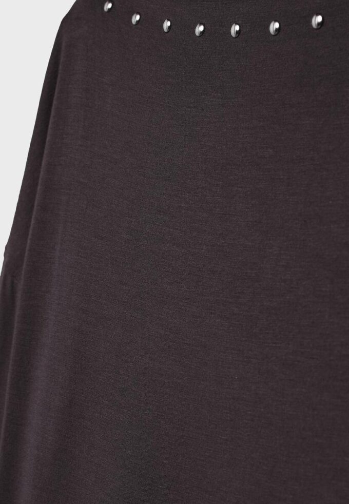 Asymmetric T-Shirt with Studs