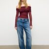 Asymmetric Tulle T-Shirt Asymmetric Tulle T-Shirt