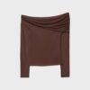 Asymmetric Tulle T-Shirt Asymmetric Tulle T-Shirt