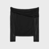 Asymmetric Tulle T-Shirt Asymmetric Tulle T-Shirt