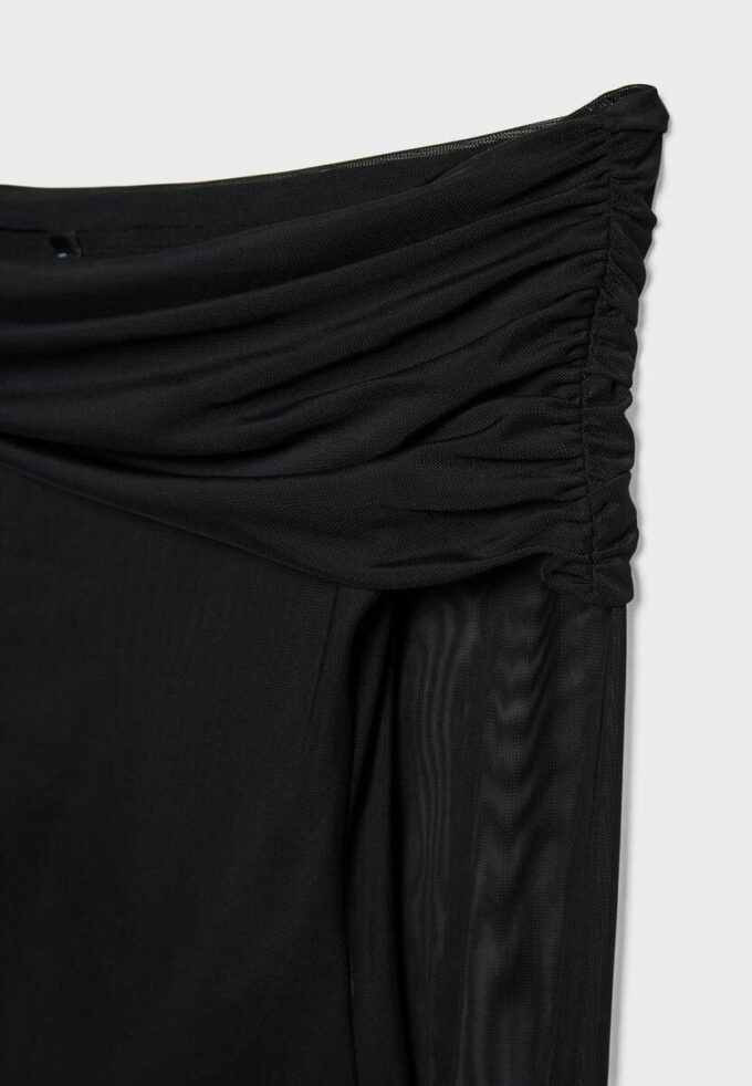 Asymmetric Tulle T-Shirt Asymmetric Tulle T-Shirt