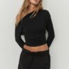 Asymmetrical Neckline Top