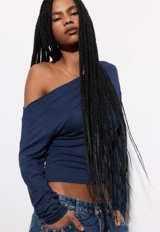 Asymmetrical Neckline Top