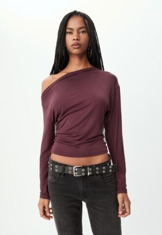 Asymmetrical Neckline Top