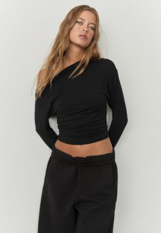 Asymmetrical Neckline Top