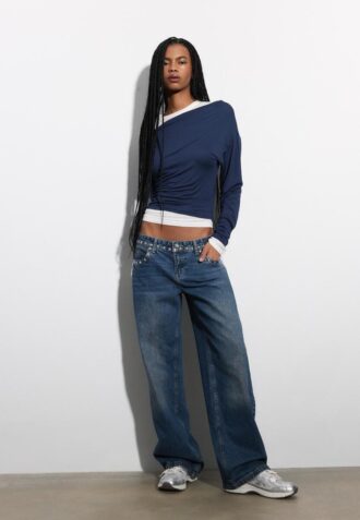 Asymmetrical Neckline Top