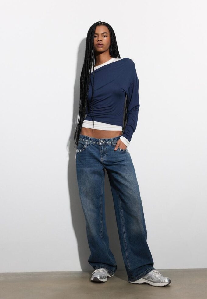 Asymmetrical Neckline Top