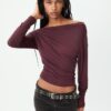 Asymmetrical Neckline Top