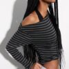 Asymmetrical Neckline Top