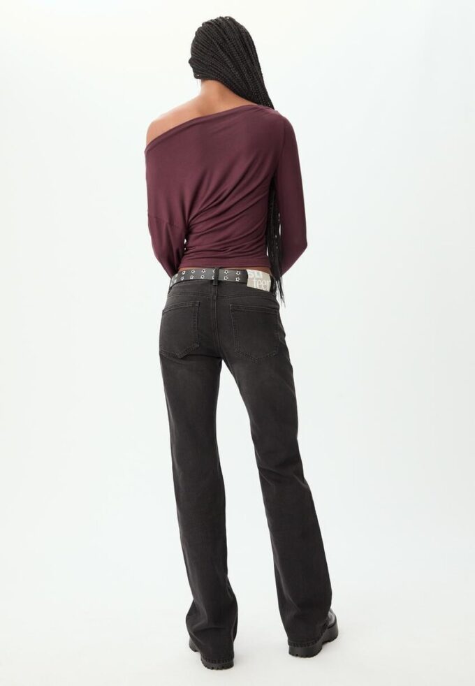 Asymmetrical Neckline Top