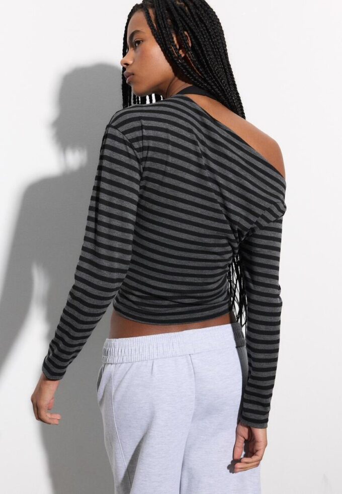 Asymmetrical Neckline Top