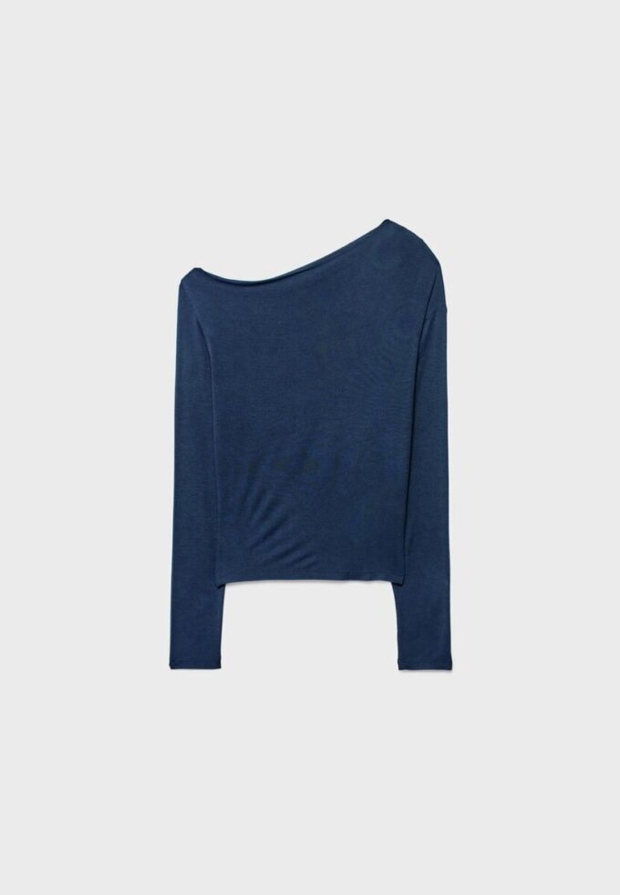 Asymmetrical Neckline Top