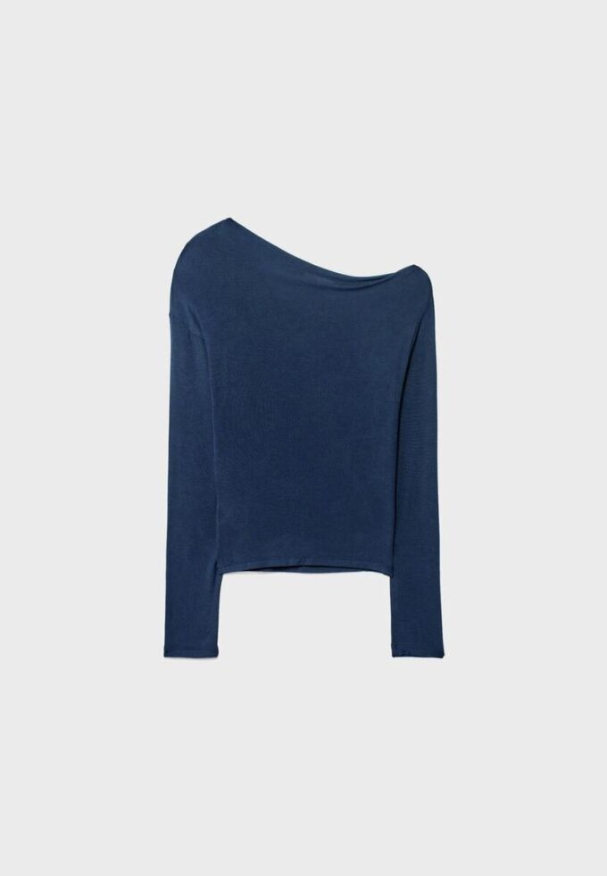 Asymmetrical Neckline Top
