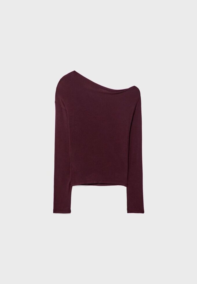 Asymmetrical Neckline Top