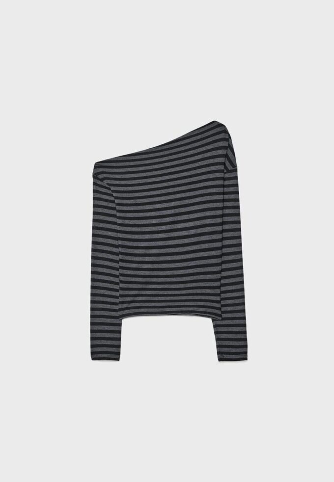 Asymmetrical Neckline Top