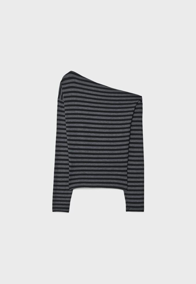 Asymmetrical Neckline Top