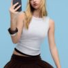 B04 Basic Fitted Sleeveless Top