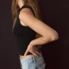 B04 Basic Fitted Sleeveless Top