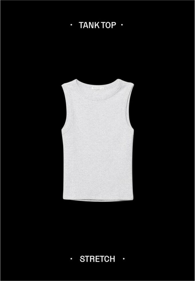 B04 Basic Fitted Sleeveless Top