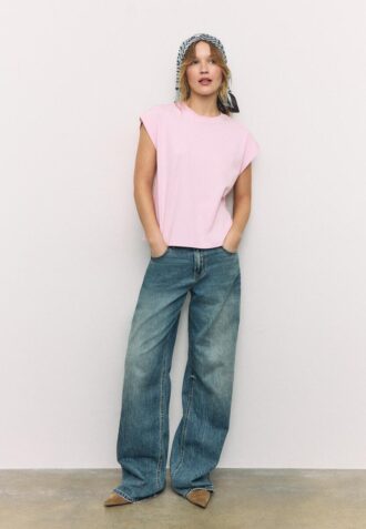 B06 Basic Dropped-Shoulder T-Shirt