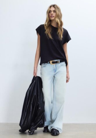 B06 Basic Dropped-Shoulder T-Shirt