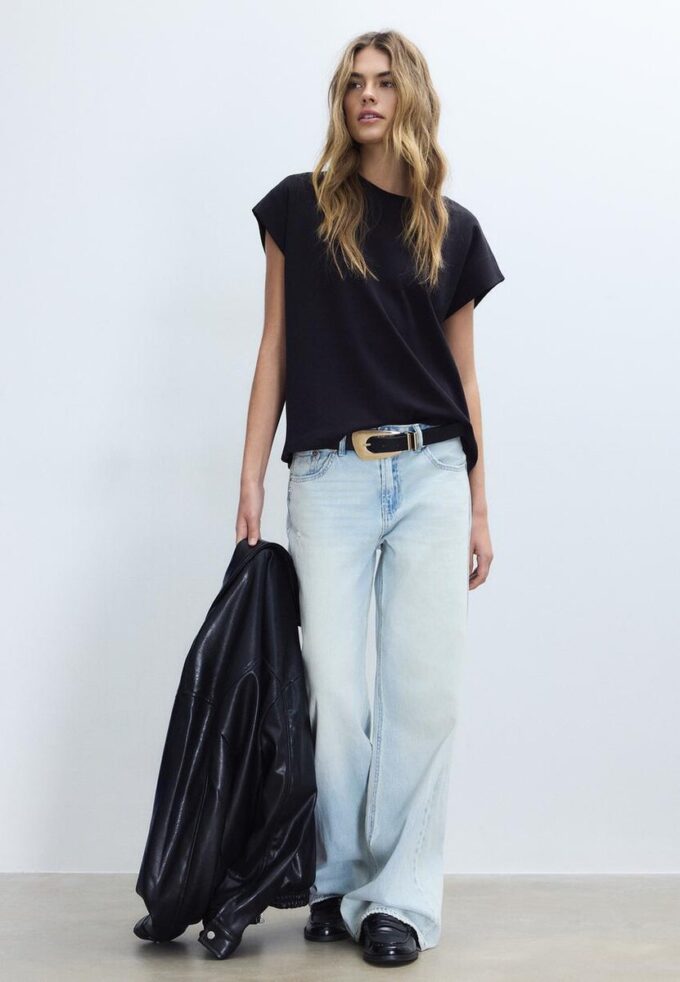 B06 Basic Dropped-Shoulder T-Shirt
