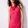 Backless Halter Midi Dress Backless Halter Midi Dress