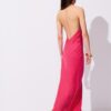 Backless Halter Midi Dress Backless Halter Midi Dress