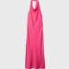 Backless Halter Midi Dress Backless Halter Midi Dress