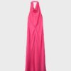Backless Halter Midi Dress Backless Halter Midi Dress