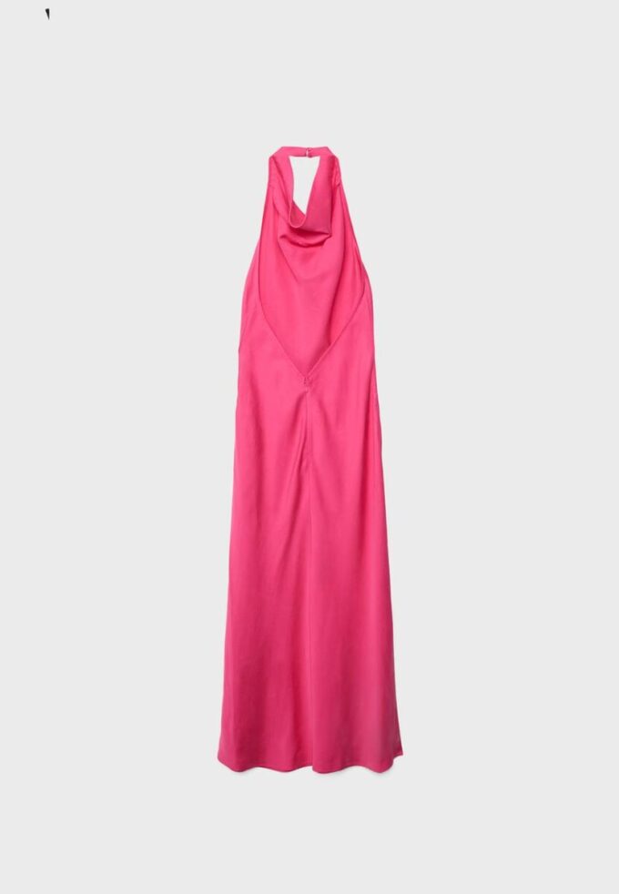 Backless Halter Midi Dress Backless Halter Midi Dress