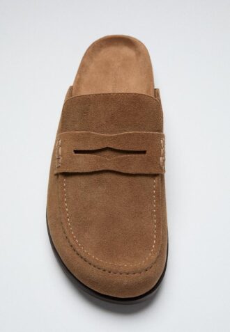 backless leather loafer clogs 1 330x477 - Backless Leather Loafer Clogs